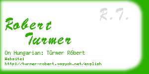robert turmer business card